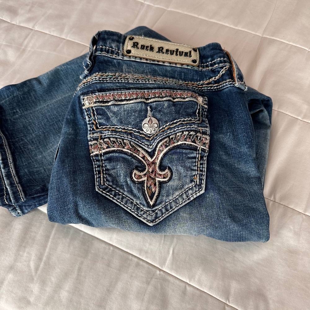 Rock Revival Felina Easy Crop Jeans